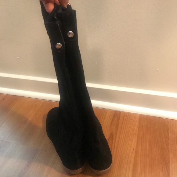 Michael Kors black suede boots - Picture 3 of 4